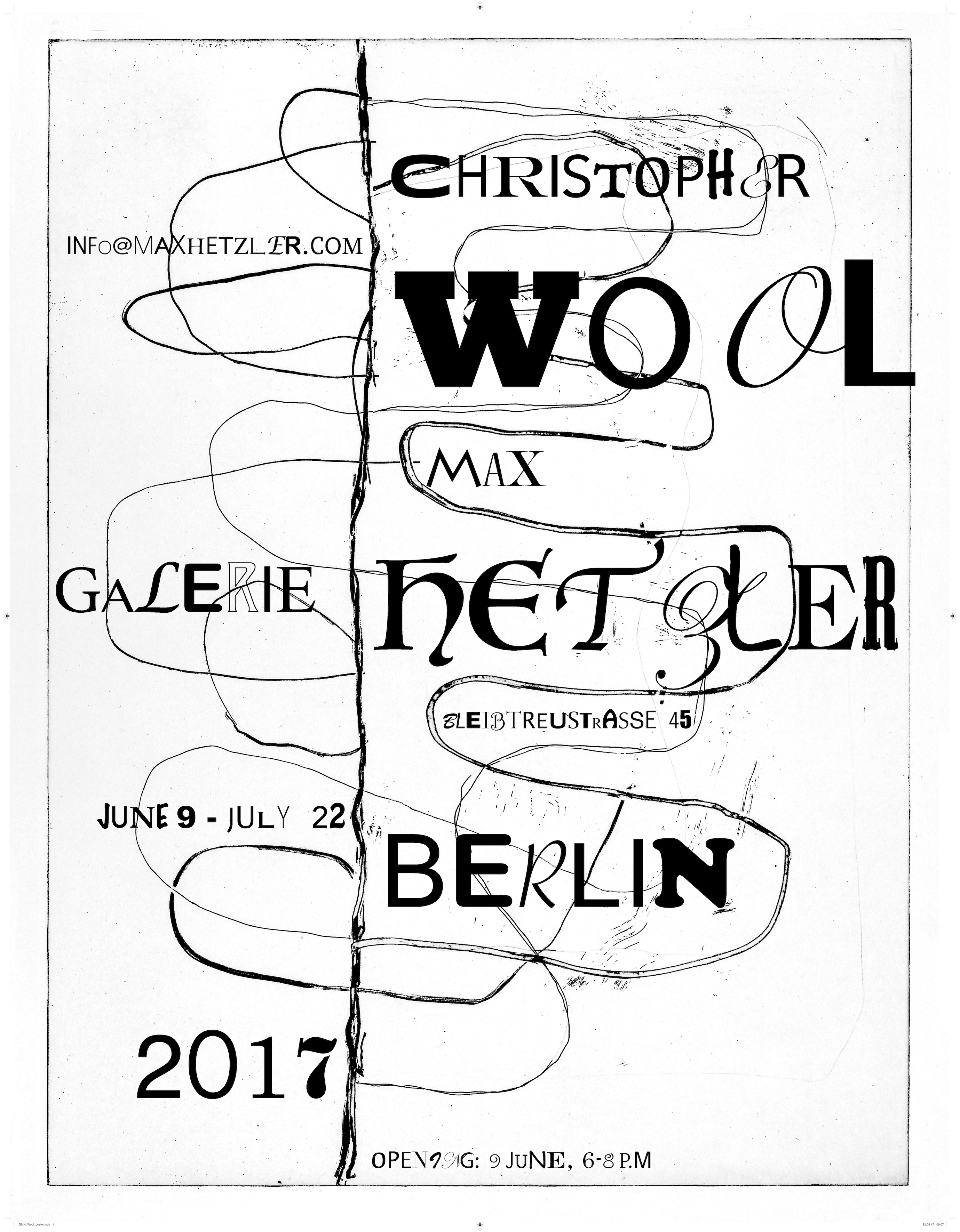 Christopher Wool - Galerie Max Hetzler